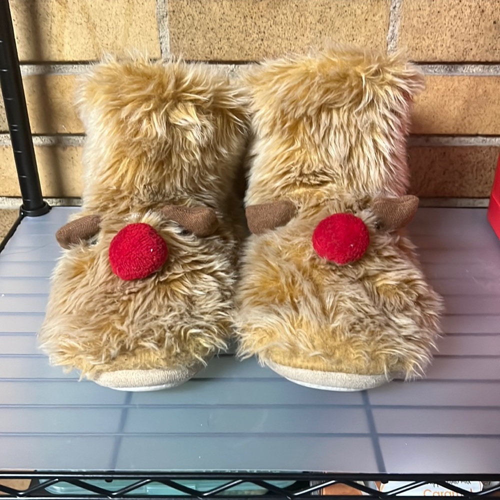 Reindeer Slippers